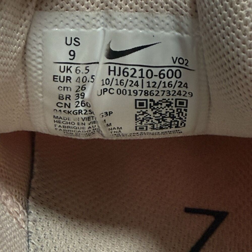 Womens 9-Nike Metcon 9 Amp Washed Coral Magic Ember Pink Tint Black HJ6210-600 - Picture 8 of 9